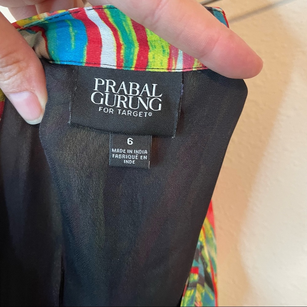 Prabal Gurung Multi Color Stripe Mini Skirt - Picture 2 of 6